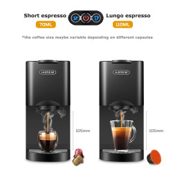 Macchina da caffè HIBREW 5 in 1: espresso, latte e altro ancora!